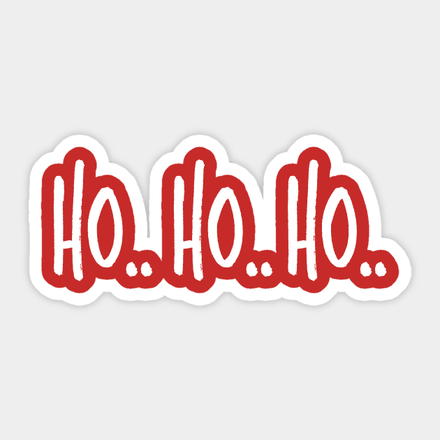 Ho Ho Ho II Sticker by twentysevendstudio